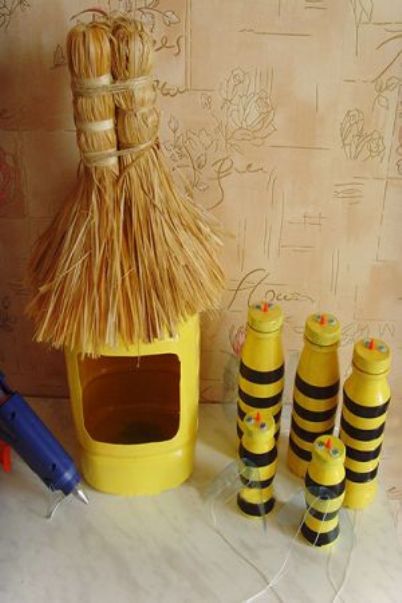 Bee de sticle din plastic (sticle) Bee de sticle de plastic