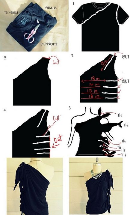 Alterarea tricouri cu mâinile lor (44 idei)