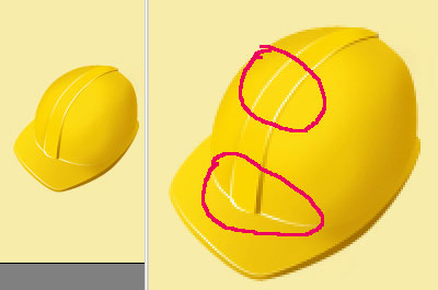 Desenați casca pictograma de construcție (mare, perie moale) Desenați icon casca de construcții