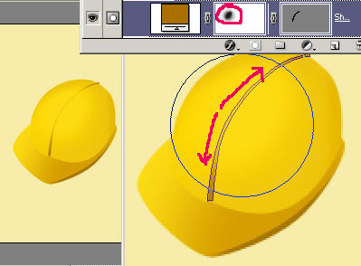 Desenați icon casca de construcții