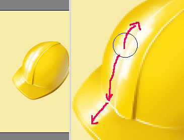 Egal căști de protecție pictograma de construcție (folosiți o perie moale, mare) Desenați icon casca de construcții