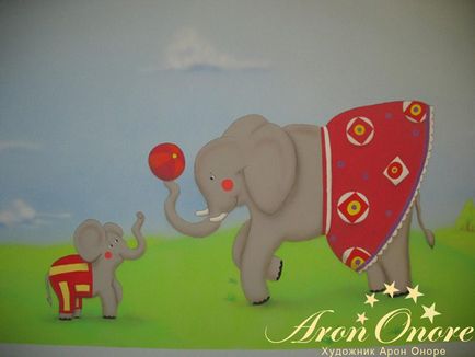 Desene pe pereți din Spitalul de Copii Murals, studio Aron Onore (pereti) Desene pe pereți din Spitalul de Copii Murals, studio Aron Onore