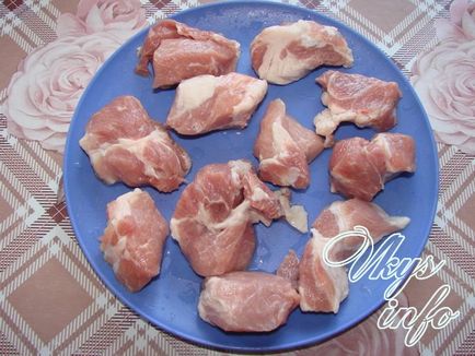 Carne de porc cu otet - 2 reteta cu o fotografie