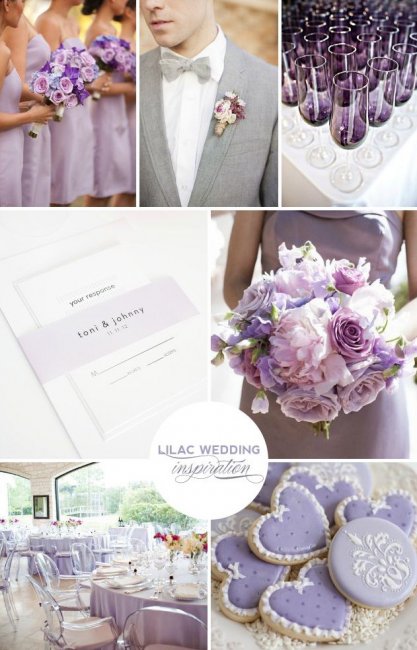 Lilac nunta 20 fotografii și idei de design