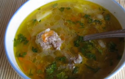 8 rețete supa de perisoare cu pas cu pas fotografii