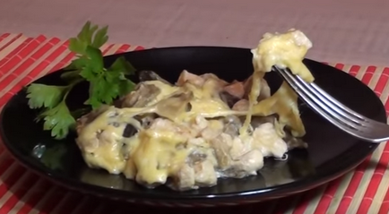 Julienne cu carne de pui si ciuperci cele mai bune rețete cu fotografii (pui) Julienne cu carne de pui si ciuperci cele mai bune rețete cu fotografii