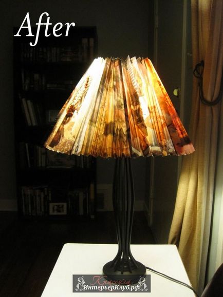 32 idei pentru umbra cu mâinile lor - cum de a decora o lampă de masă abajur sau podea idei lampă