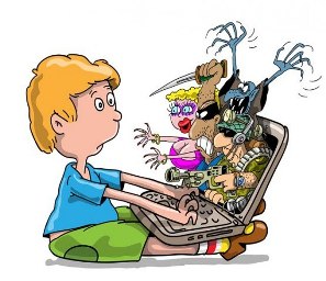 Ceea ce este periculos pentru un copil on-line