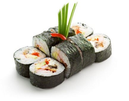 Rolele de sushi sunt diferite de diferențele de bază în formă și compoziție