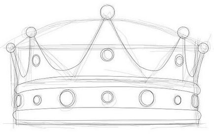 Cum de a desena o coroană de completare snap!