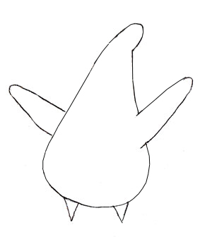 Cum să atragă Patrick, Patrick desen pentru copii în etape