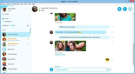 Cum se configurează statutul în Skype