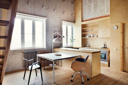 Cum să combine bucatarie cu living apartamente plan de idei studio în fotografie, admagazine,