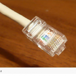 Cum să crimp un cablu pentru internet regulat, 8 fire, cele mai multe la domiciliu