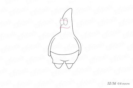 Cum Pentru a desena Patrick stele din seria de desene animate - SpongeBob