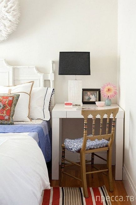 Cum sa faci un mic dormitor confortabil și confortabil (24 poze)
