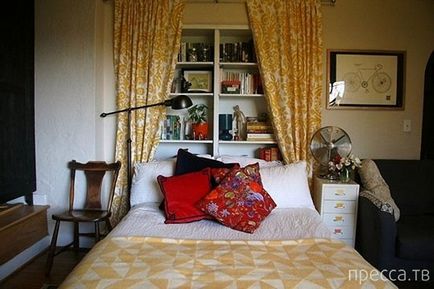 Cum sa faci un mic dormitor confortabil și confortabil (24 poze)