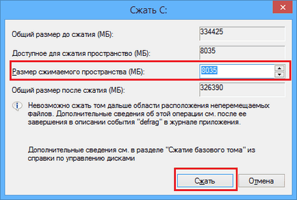 Cum de a comprima volumul sau partiția în Windows (secțiune) Cum de a comprima volumul sau partiția în ferestre