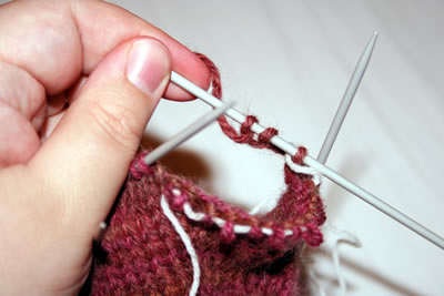 Cum să tricot cu un deget degetul mare pană