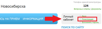 Cum de a crea un cont, un singur registru de Novosibirsk Regiune