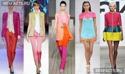 Color-blocare - stil de rochie (Foto) (haine molodezhdnaya) Color-blocare - stil de rochie (fotografii)
