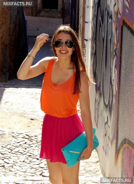 Color-blocare - stil de rochie (Foto) (cum să poarte culori de blocare) Color-blocare - stil de rochie (fotografii)