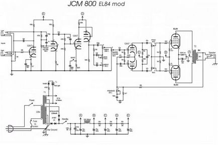 Tube amp marshall jcm800 18watt (intern)