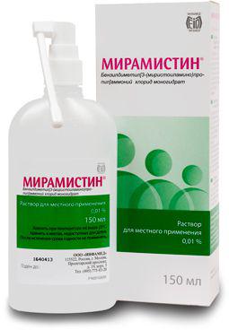 instrucțiuni de utilizare Miramistin la o răceală, prin pulverizare, unguent, pentru copii de până la un an pentru o durere în gât, pentru
