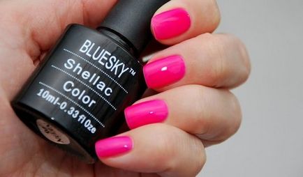 Shellac „blyuskay“ - paleta de culori, cum se aplica gel de unghii de unghii