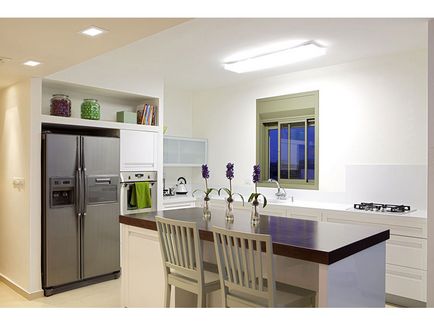 frigider ascunse în proiectarea de bucătărie (bucătărie) frigider ascunse în designul interior bucătărie