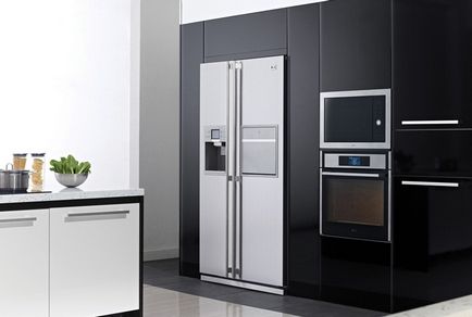 Ascunse în frigider de design interior bucătărie (proiectare) frigider ascunse în designul interior bucătărie