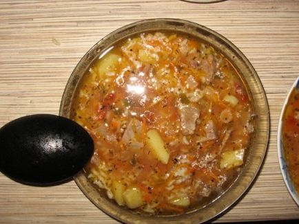 Supa kharcho - reteta cu fotografii
