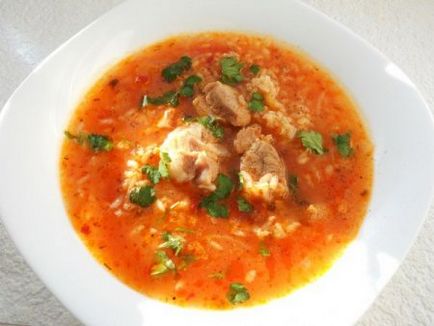 Supa kharcho - reteta cu fotografii