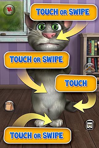 TalkingTom pisica 2 pentru Android - o pisica vorbind, care este întotdeauna cu tine