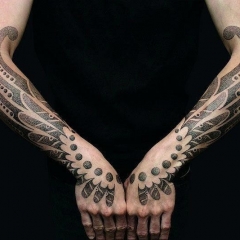 dotvork stil de tatuaj (dotwork), fotografii și schițe de tatuaj