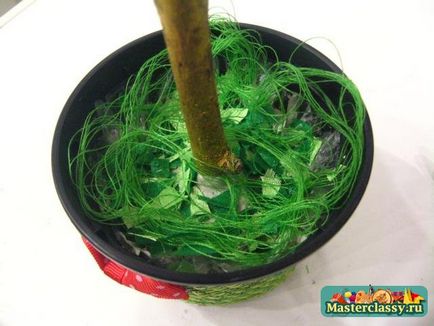 Topiara de panglici de satin (topiara de satin trandafiri flori micronice panglici panglici master-class cu mâinile foto prețul său video) Topiara de panglici de satin