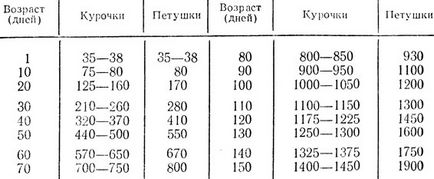 Grija pentru găini și controlul asupra dezvoltării lor Bogdanov 1976 m
