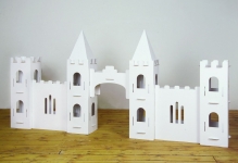 Castelul carton modul de a face propriile lor mâini, de la șabloane de hârtie și meserii schemă cum să construiască