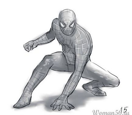 Cum să atragă Spiderman
