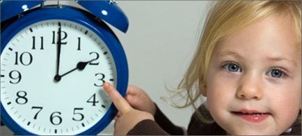 Cum să-i spuneți timp, fără a purta un ceas pentru copii