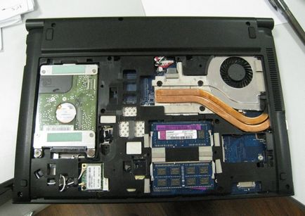 Laptop interior