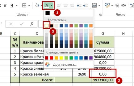 Cum de a ascunde celulele în Excel