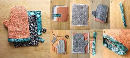 Potholders model cu propriile sale mâini