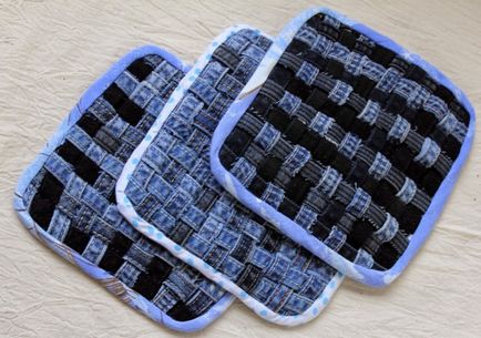 Potholders model cu propriile sale mâini