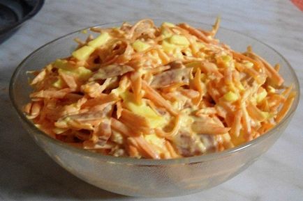 Salata cu cartofi și morcovi
