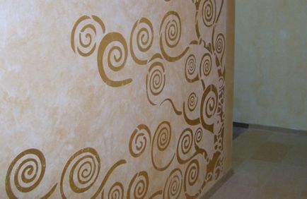 Stencil pentru tencuieli decorative