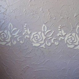 Stencil pentru tencuieli decorative