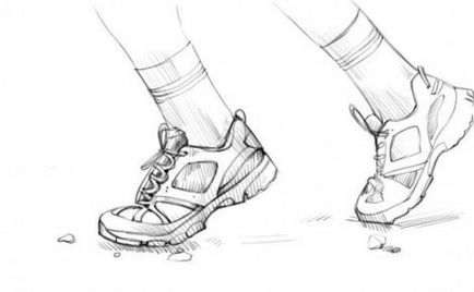 Cum să atragă pantofi