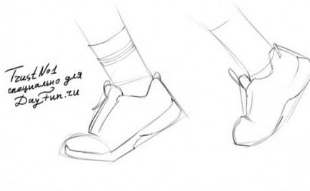 Cum să atragă pantofi