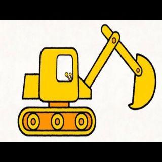 Cum de a desena un buldoexcavator